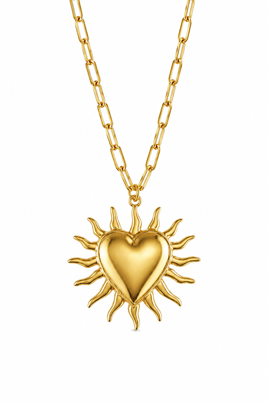 CADENA CORAZÓN ACERO INOXIDABLE