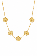 COLLAR 5 FLOR DORADO