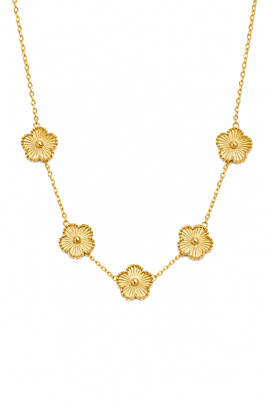COLLAR 5 FLOR DORADO