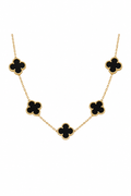 COLLAR 5 FLOR NEGRO