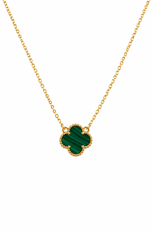 COLLAR FLOR VERDE