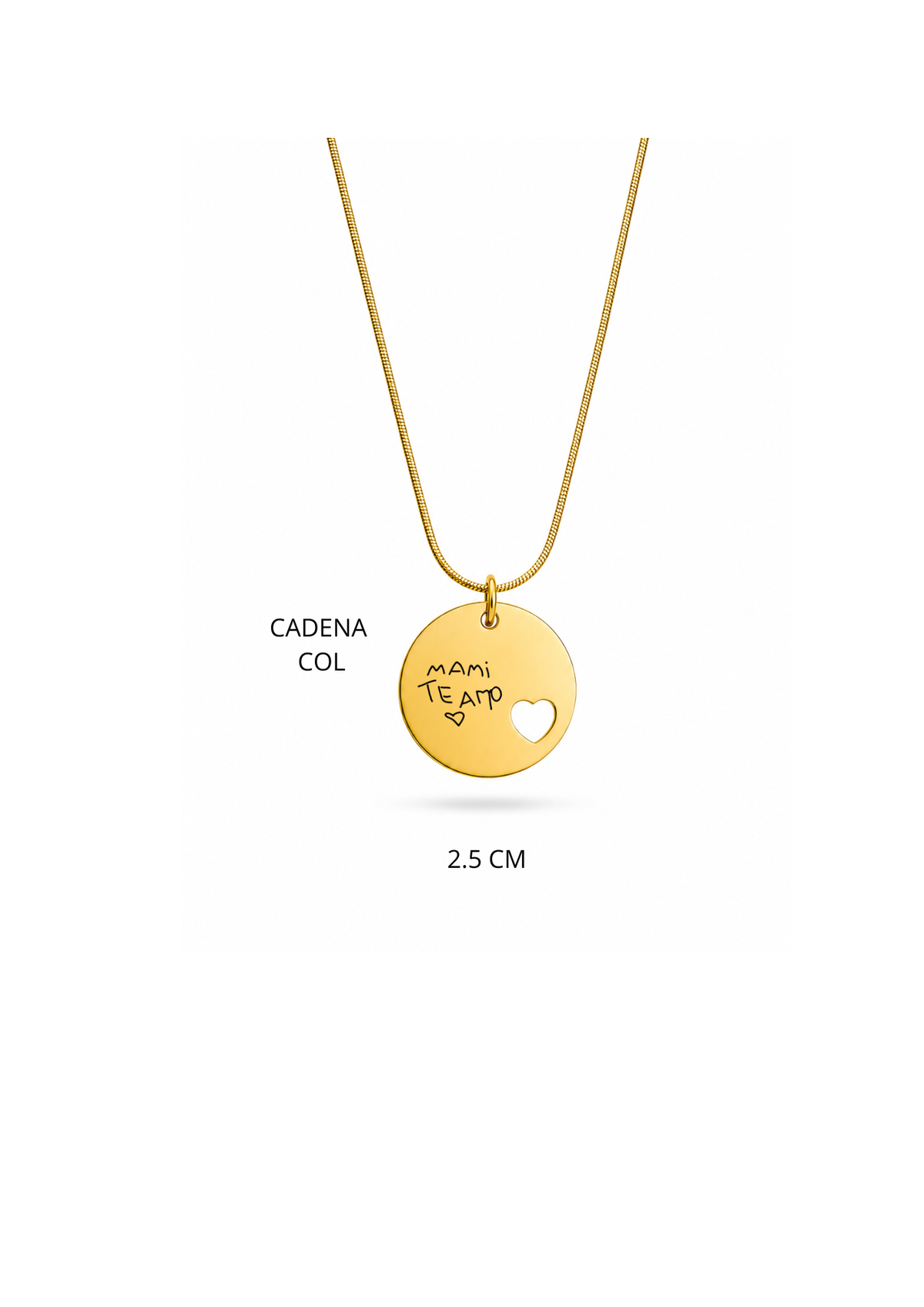 COLLAR CORAZÓN PERSONALIZADO