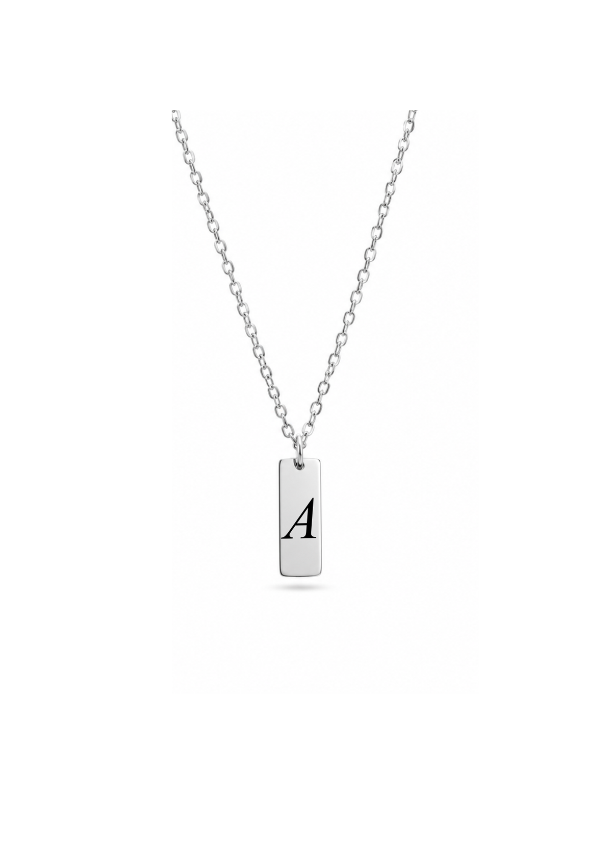 COLLAR MINI RECTANGULAR PERSONALIZADO - Dorado