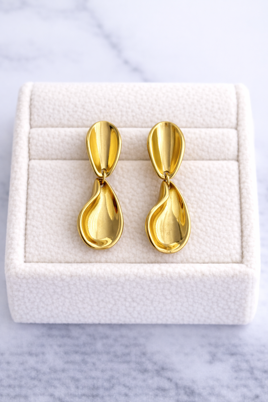AROS OVALADOS DORADO