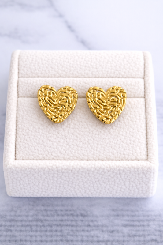 AROS CORAZÓN II DORADO