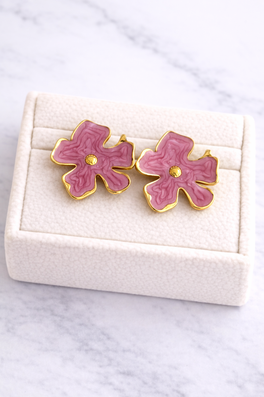 AROS FLOR ROSADO