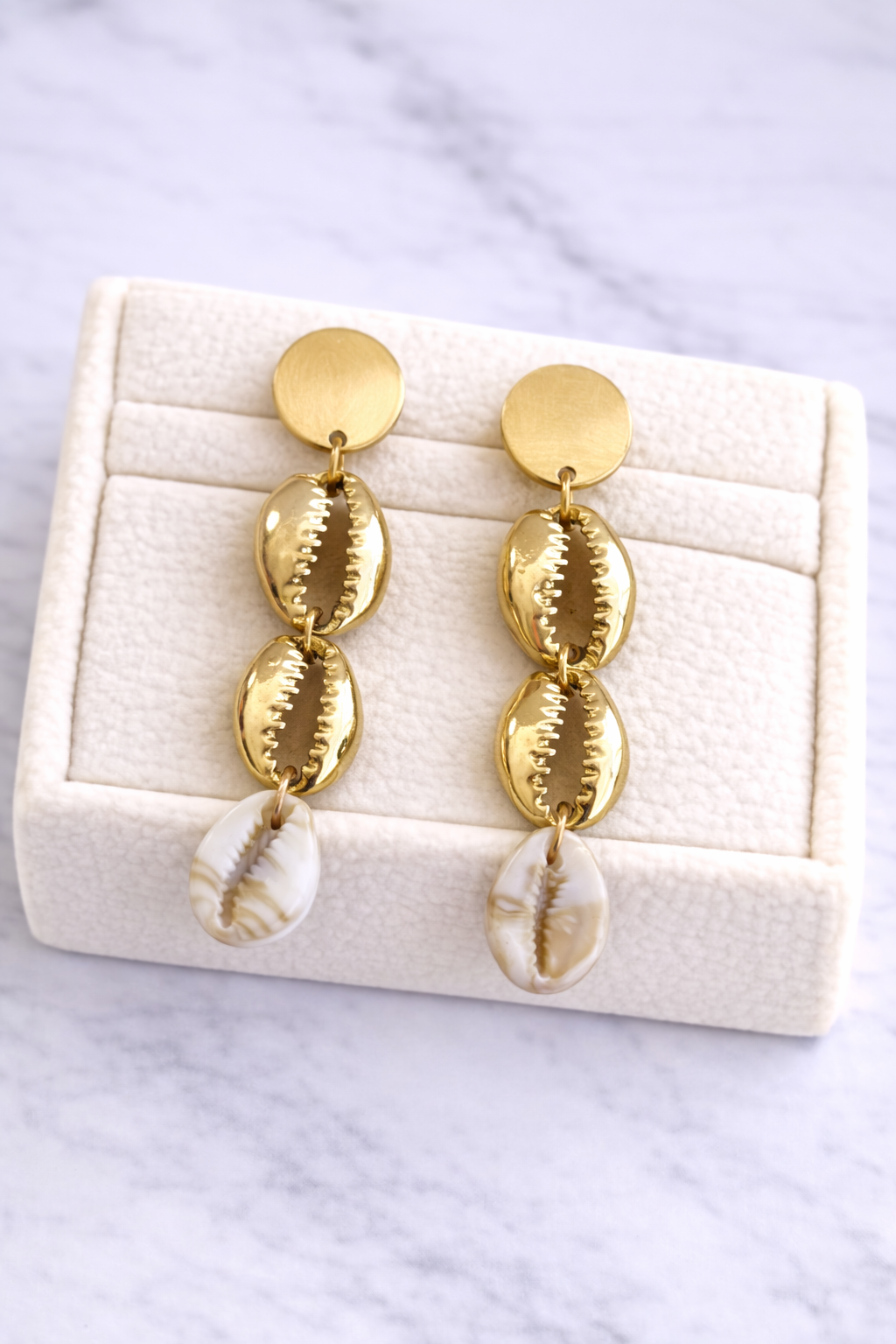AROS CONCHITAS DORADO