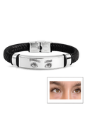 PULSERA MIRADA PERSONALIZADO TRENZADO