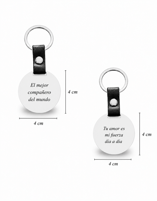LLAVERO FRASE CIRCULAR