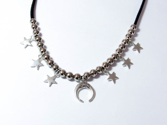 COLLAR LUNA CON ESTRELLAS