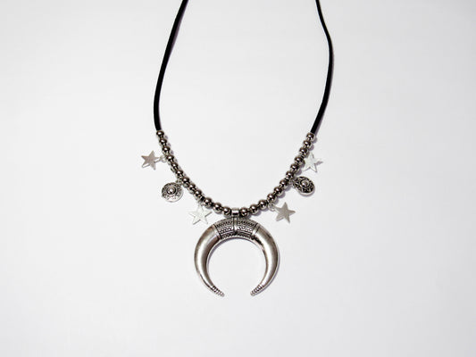 COLLAR MAXI LUNA CON ESTRELLAS