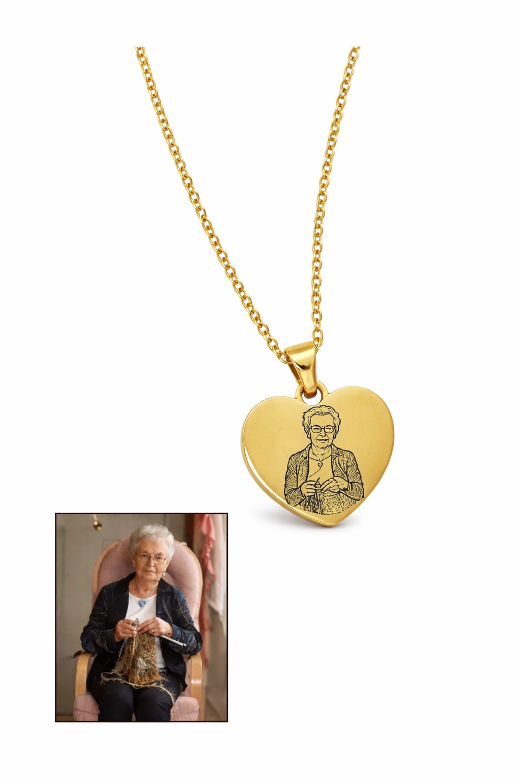 COLLAR CORAZÓN II PERSONALIZADO
