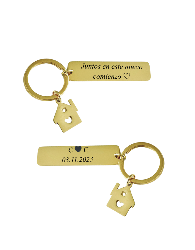 LLAVERO FRASE HOUSE  PERSONALIZADO