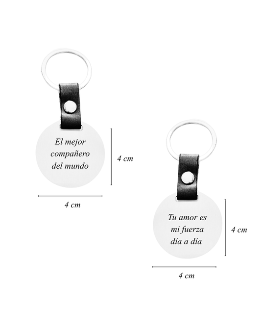 LLAVERO FRASE CIRCULAR