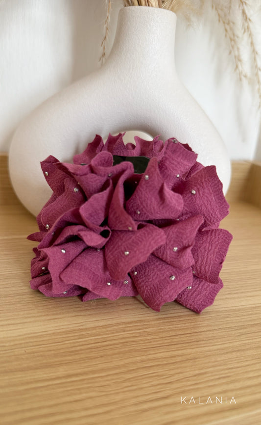 Pinche Flor Brillos Morado