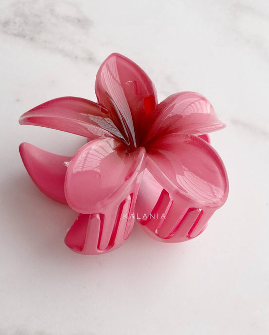 HAIR CLIPS FLORES HAWAIANA ROJO II GRANDE