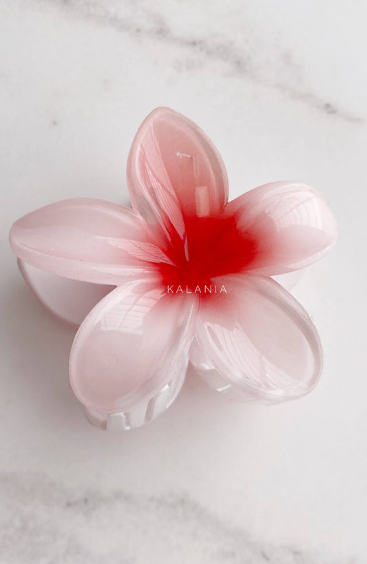 HAIR CLIPS FLORES HAWAIANA ROJO GRANDE