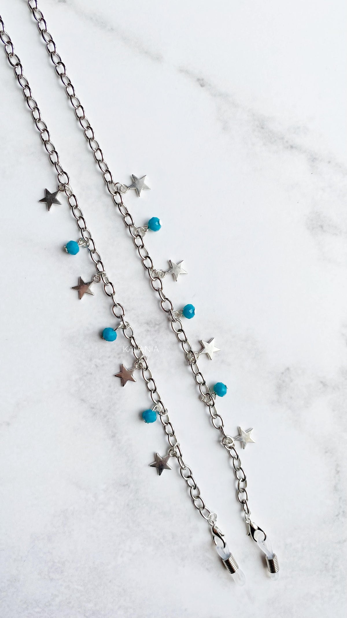 STRAPS DE LENTES ESTRELLAS  AZUL