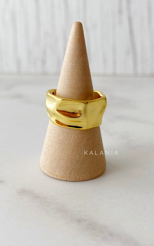 ANILLO LIZZO DORADO