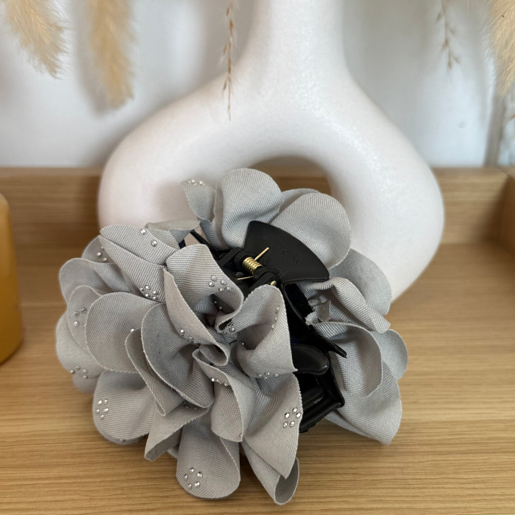 Pinche Flor Brillos Gris