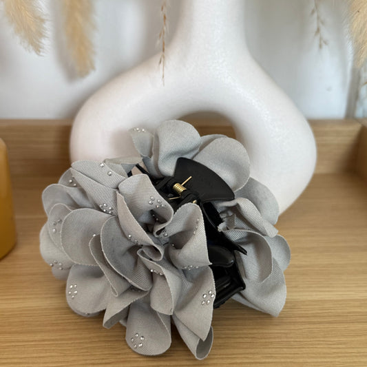 Pinche Flor Brillos Gris