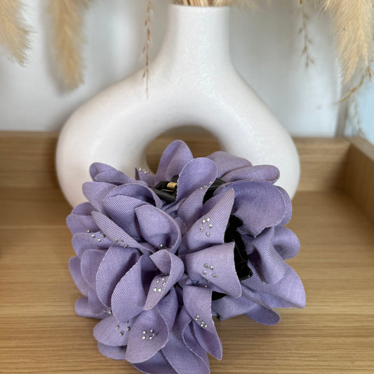 Pinche Flor Brillos Lila