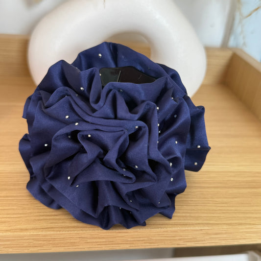 Pinche Flor Brillos Azul