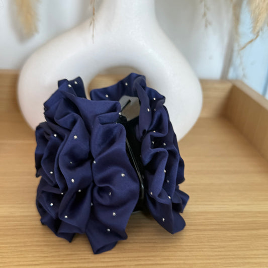 Pinche Flor Brillos Azul
