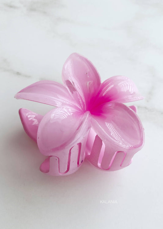 HAIR CLIPS FLORES HAWAIANA ROSA