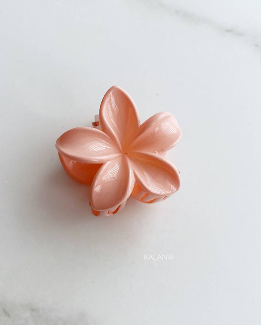 HAIR CLIPS FLORES HAWAIANA ROSADO