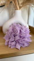 Pinche Flor Puntas Brillo Lila 9 cm