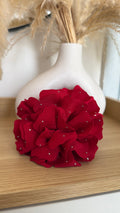 Pinche Flor Brillo Rojo 9 cm