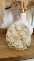 Pinche Flor Brillo Blanco 9 cm
