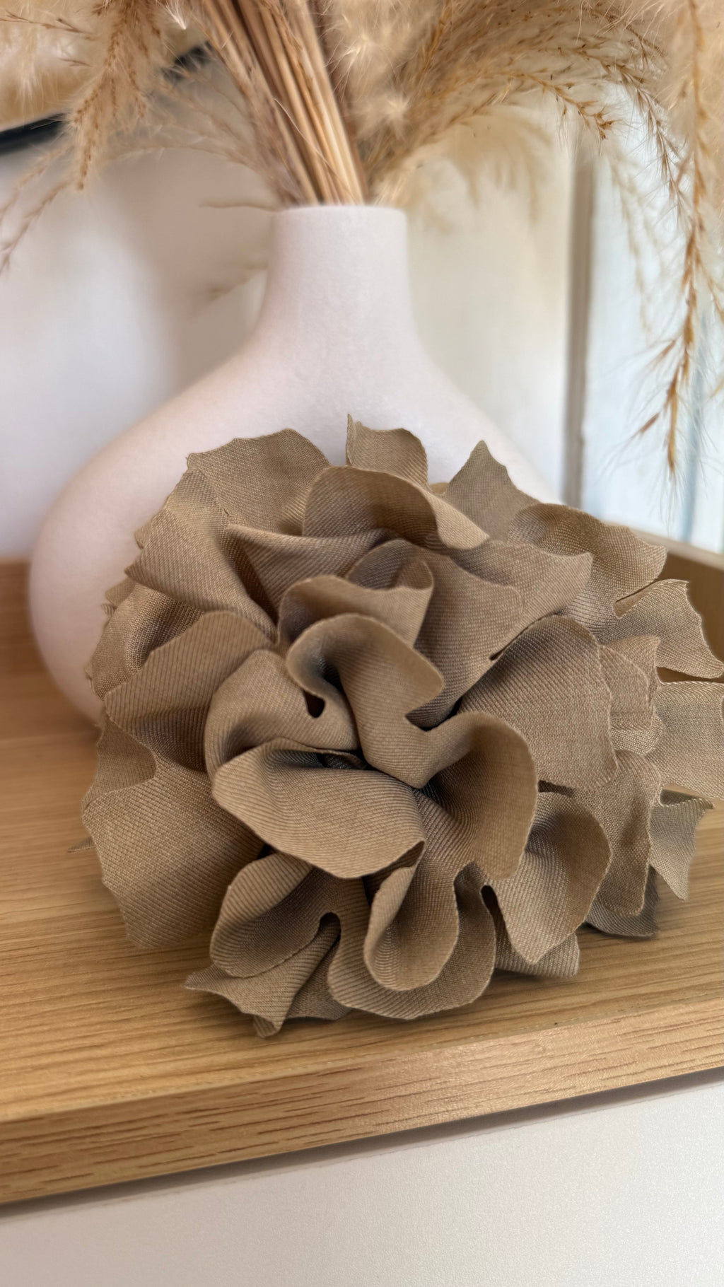 Pinche Flor Rosa Café 12 cm
