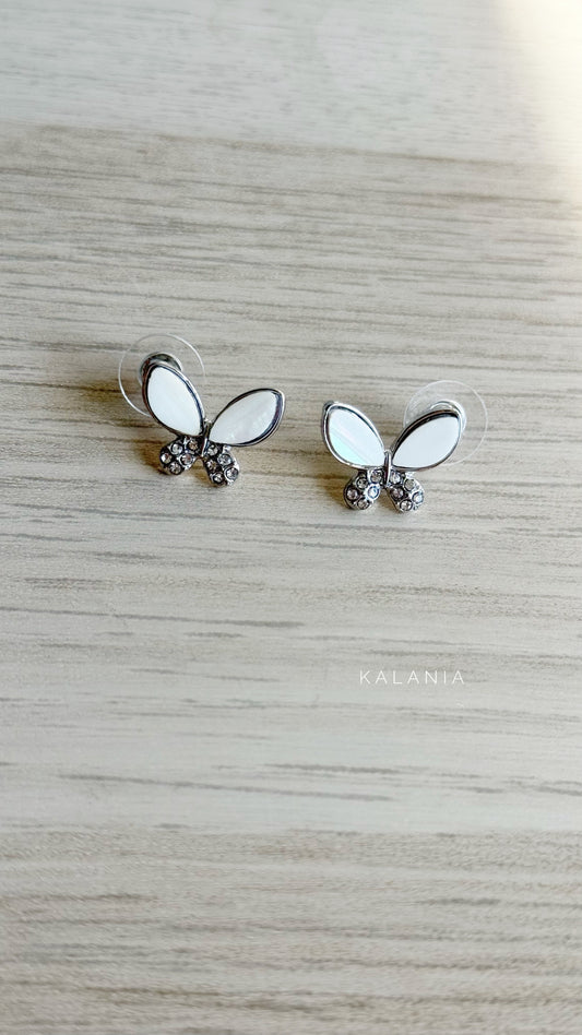 AROS MARIPOSA PLATEADO