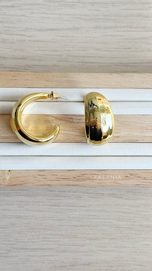 ARGOLLAS SEMI INFLADAS DORADO