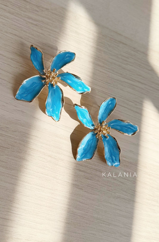 AROS FLOR AZUL G