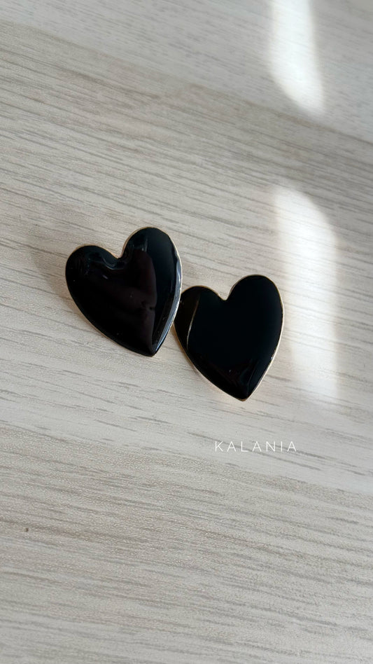 AROS CORAZÓN NEGRO