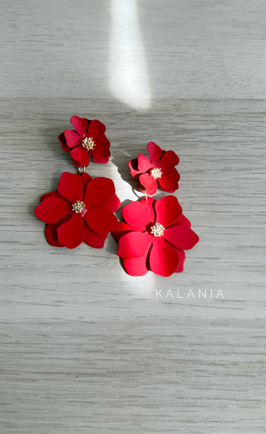 AROS FLOR ROJO