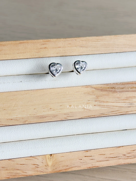 AROS CORAZÓN CIRCONES