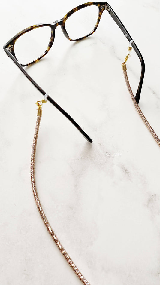 STRAPS DE LENTES METALIZADO ROSE GOLD