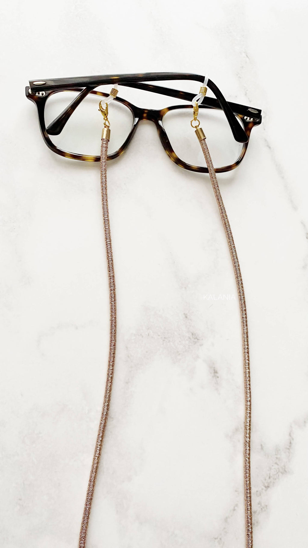 STRAPS DE LENTES METALIZADO ROSE GOLD