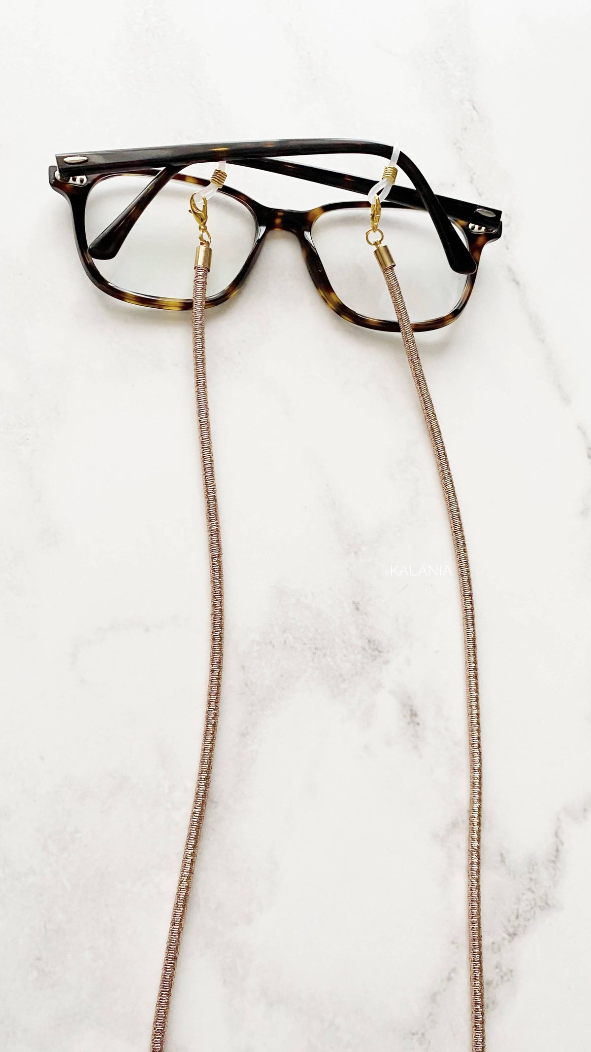 STRAPS DE LENTES METALIZADO ROSE GOLD