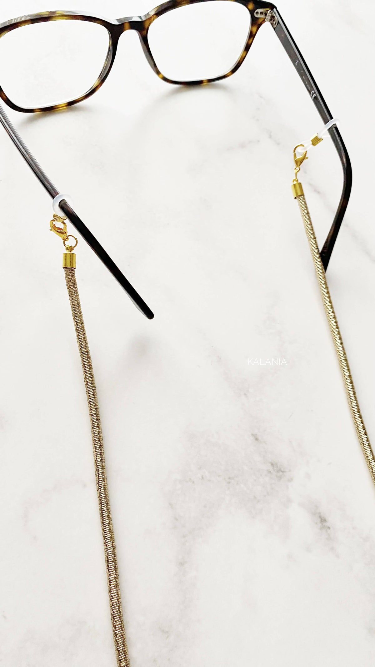 STRAPS DE LENTES METALIZADO GOLD