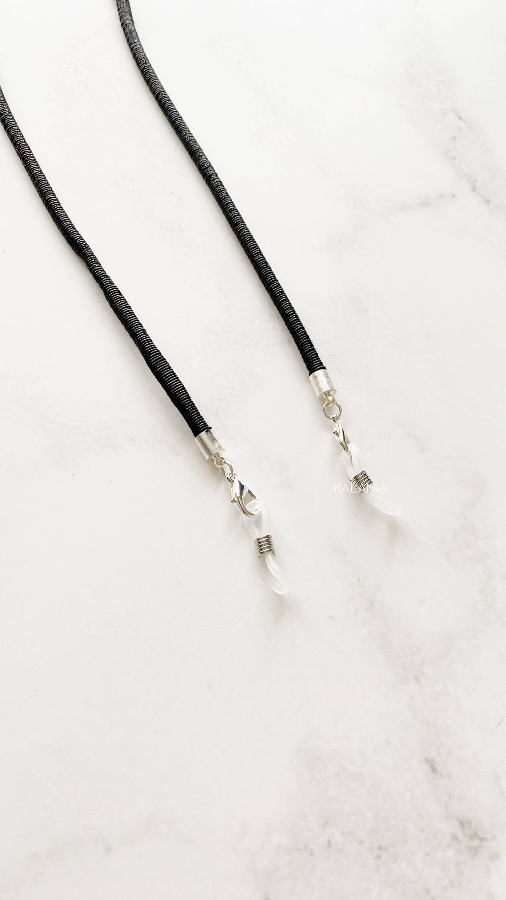 STRAPS DE LENTES METALIZADO NEGRO