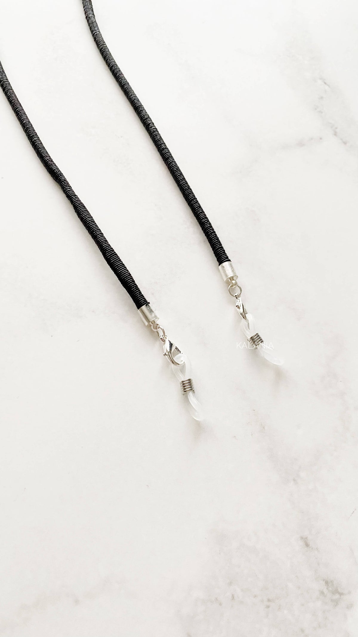 STRAPS DE LENTES METALIZADO NEGRO