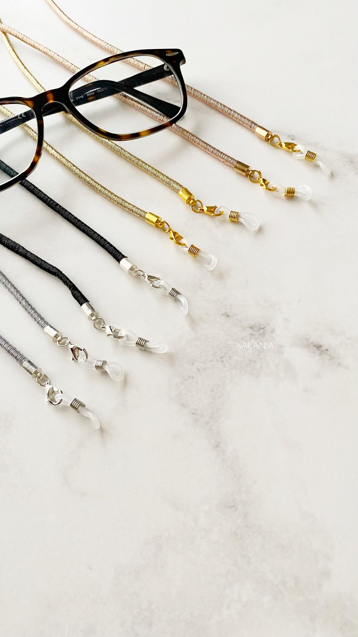 STRAPS DE LENTES METALIZADO GOLD