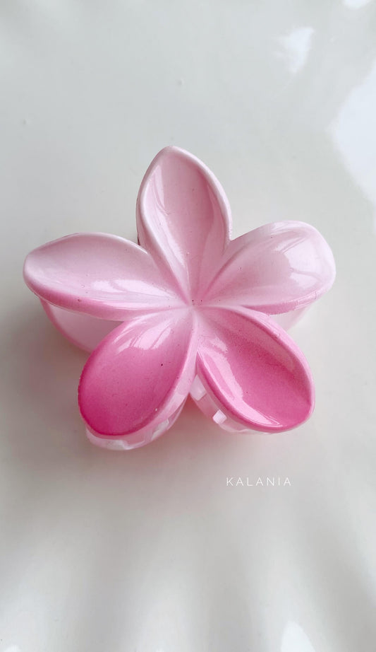 HAIR CLIPS FLORES HAWAIANA ROSADO MEDIANA