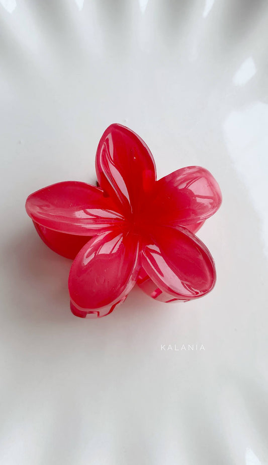 HAIR CLIPS FLORES HAWAIANA SANDIA MEDIANA