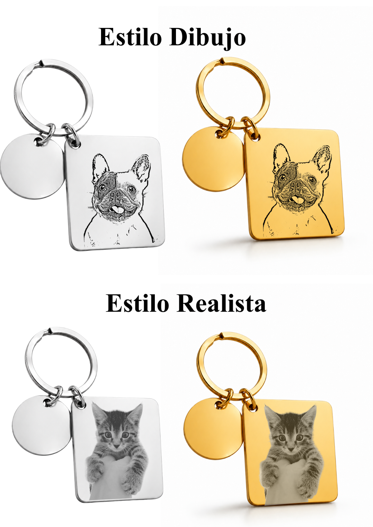 LLAVERO PERSONALIZADO CON FOTO REDONDO